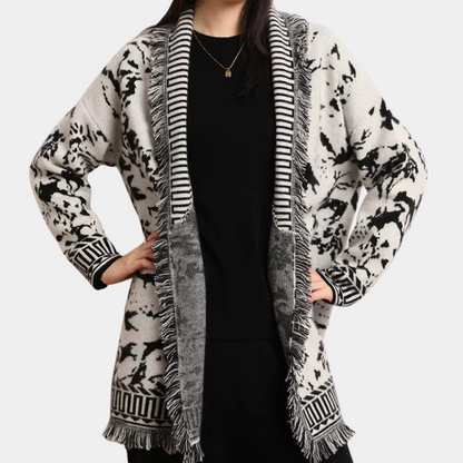 Cardigan Femmes Tricoté Doux et Élégant - PanierRoyale