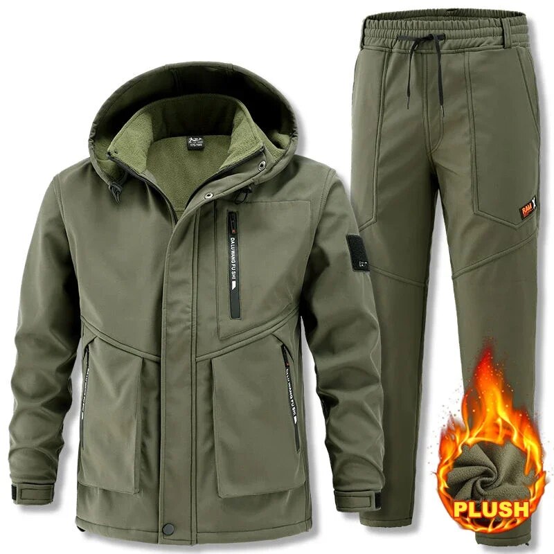 Ensemble Homme Outdoor Fleece Doux et Chaud