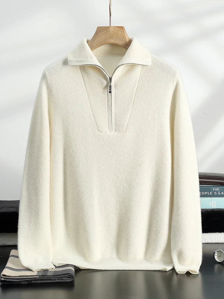 Pull Homme Laine Chaud et Épais pour Hiver