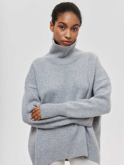Pull Femme Tricoté Chaud et Doux