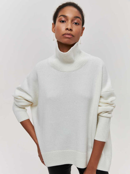 Pull Femme Tricoté Chaud et Doux