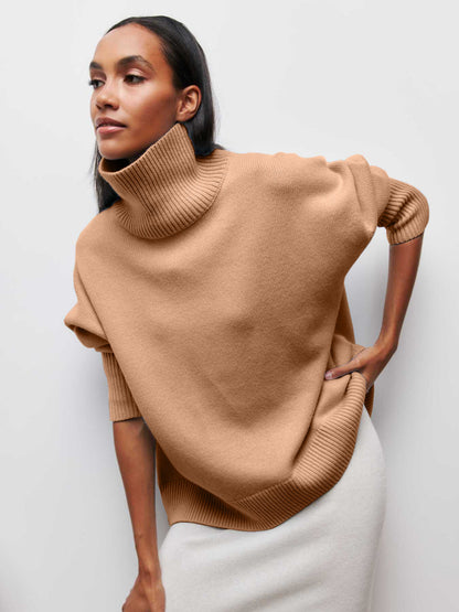 Pull Femme Tricoté Chaud et Doux