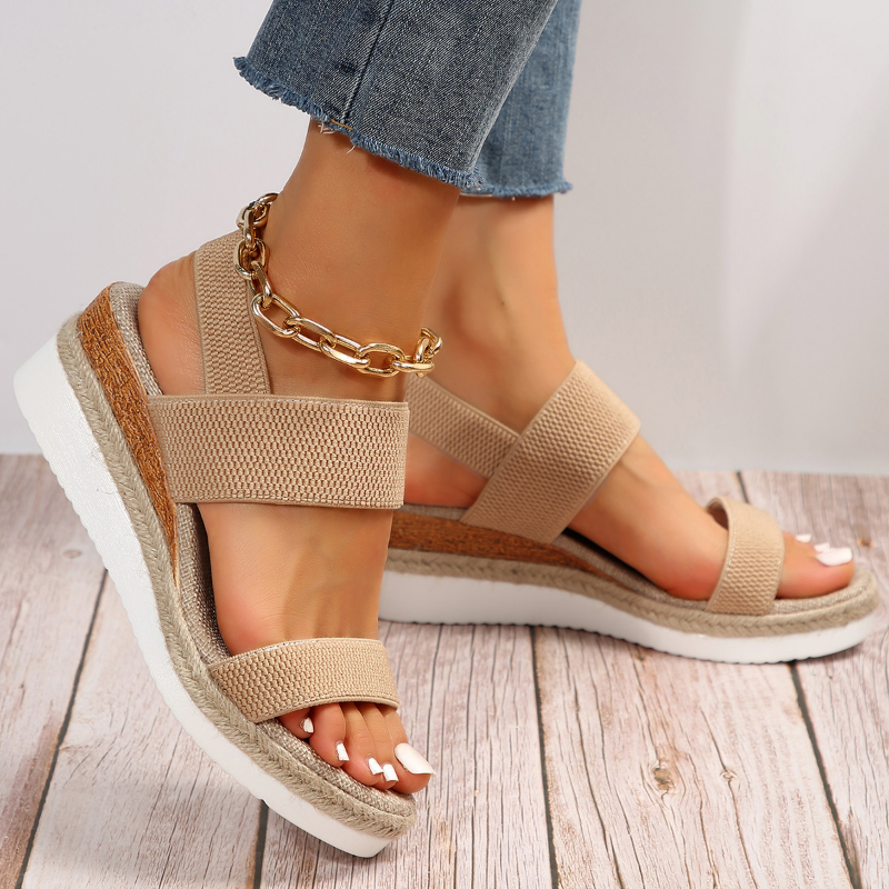 Sandales Compensées Été Femmes Confort et Chic - PanierRoyale