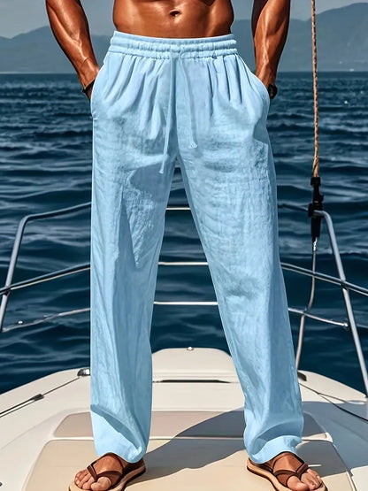 Pantalon Homme Léger Lin pour Été