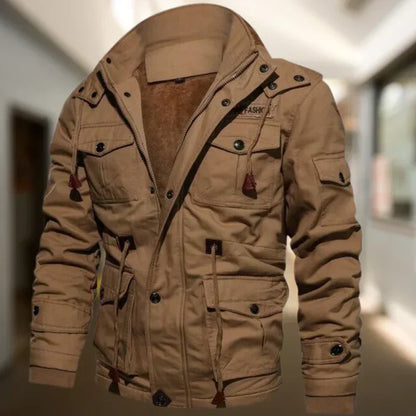 Veste Hiver Homme Épaisse et Chaude à Capuchon