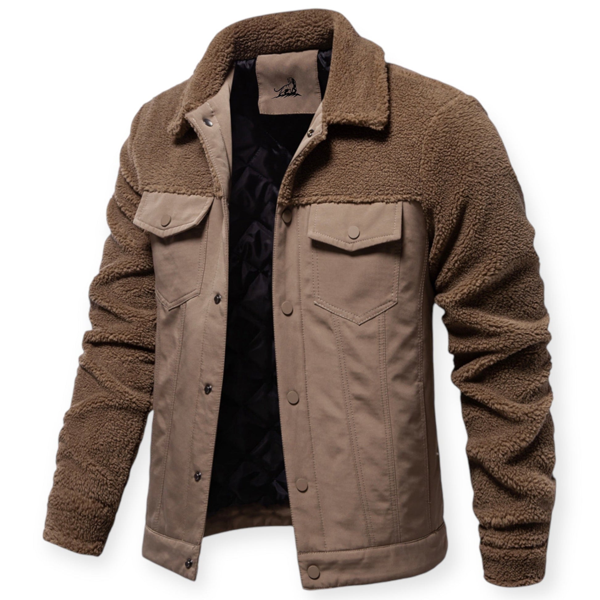 Veste Hiver Homme Doublée et Imperméable avec Capuchon - PanierRoyale