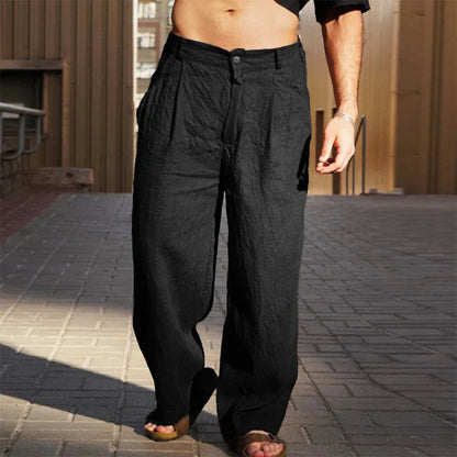 Pantalon Lin Homme Léger et Confortable