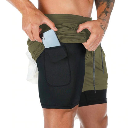 Shorts homme multidirectionnel sportif