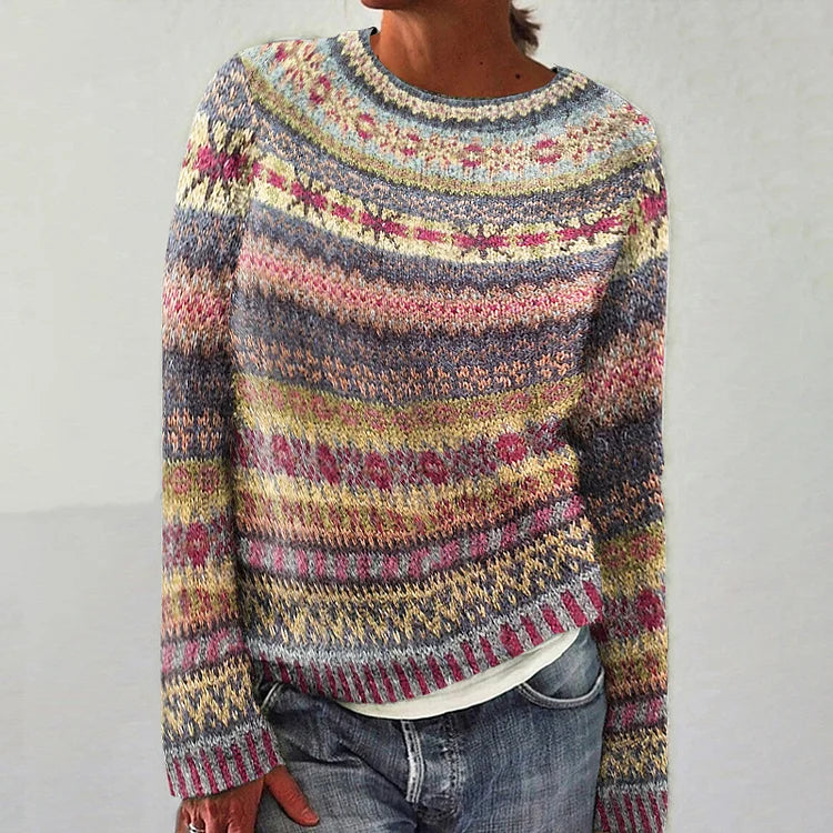 Pull Féminin Décontracté Chic Tribale