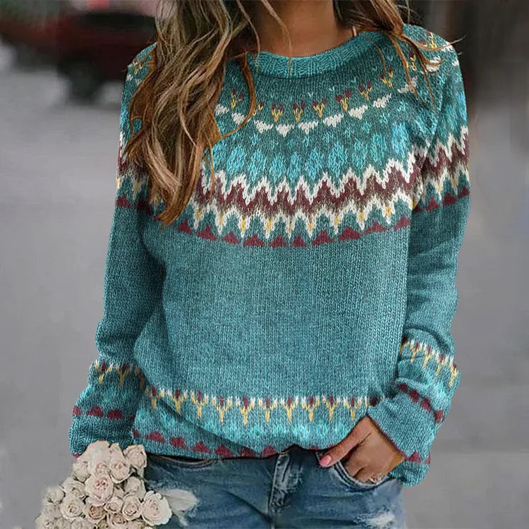 Pull Femme Tricoté Doux et Élégant - PanierRoyale