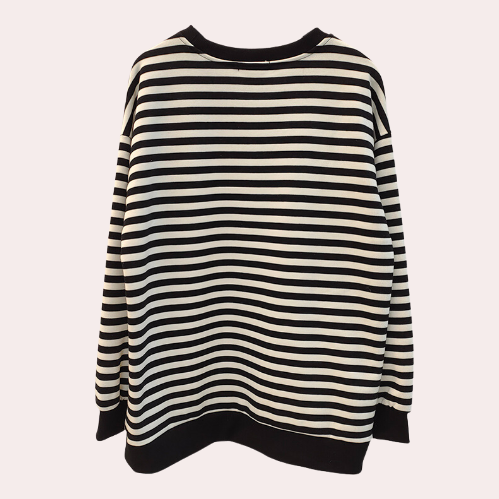 Pull à Rayures Femme Grande Taille - PanierRoyale