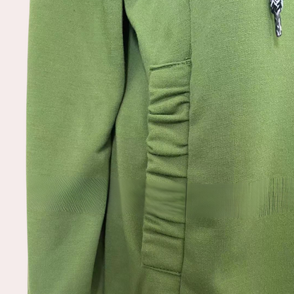 Leilani - Manteau d'hiver long et tendance avec capuche pour femme
