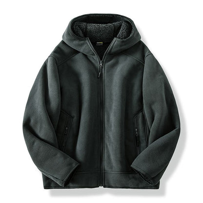 Veste Hiver Homme Matelassée Noire à Capuche - PanierRoyale