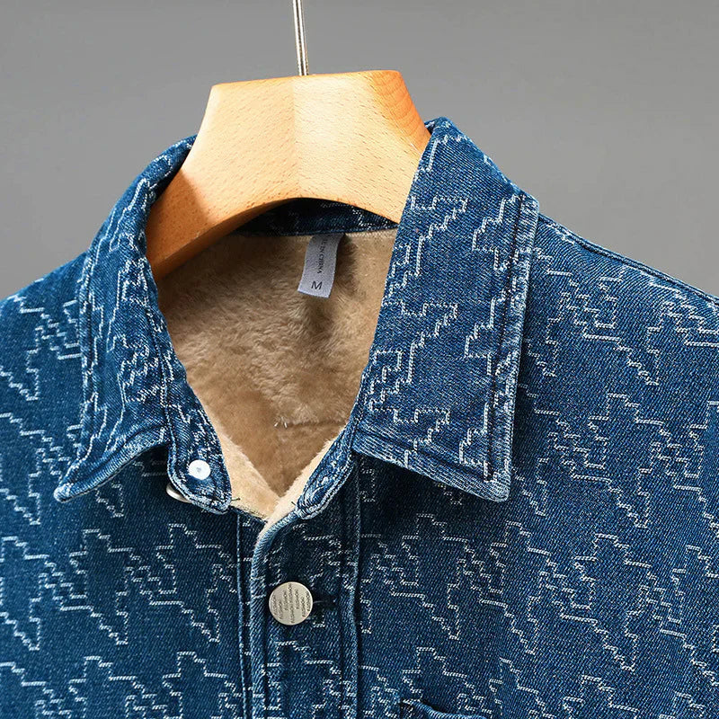 Blouson Homme Vieux Style Coupé Classique