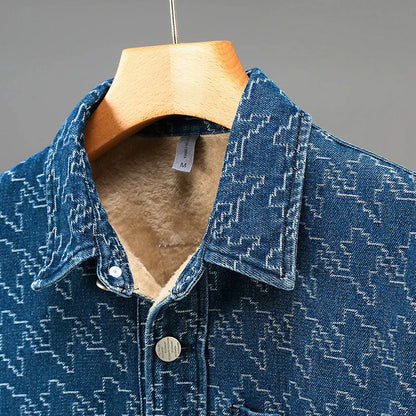 Blouson Homme Vieux Style Coupé Classique