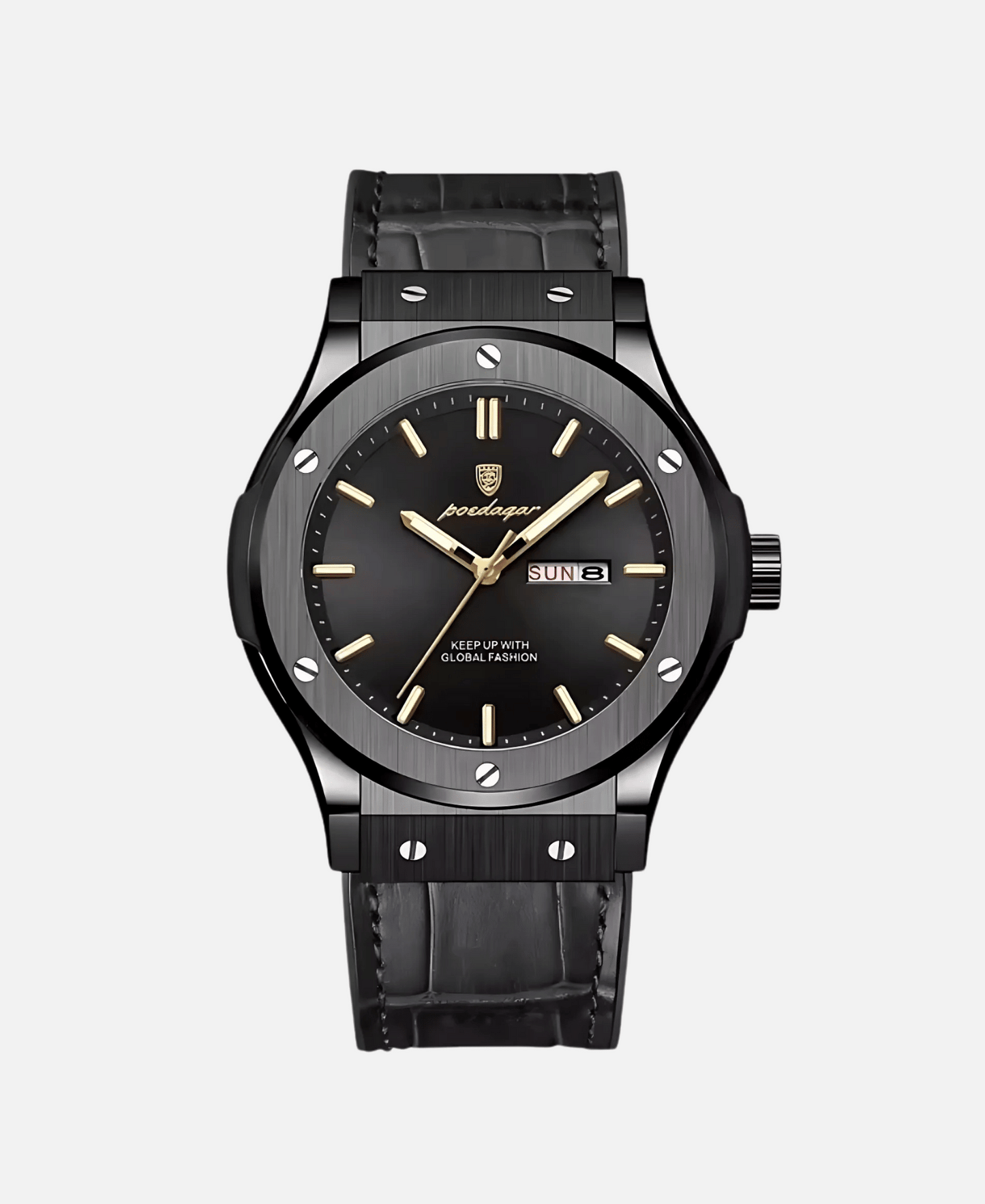 Montre Homme Classique Élégante Cuir