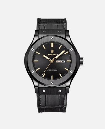 Montre Homme Classique Élégante Cuir