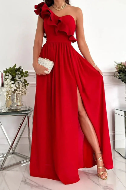 Robe de Soirée Été Longue Fleurs Colorées pour Femme