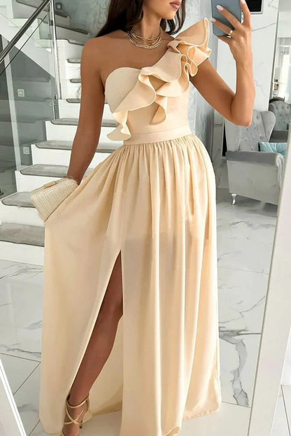 Robe de Soirée Été Longue Fleurs Colorées pour Femme