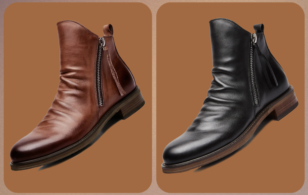 Bottes Chelsea Homme Élégantes en Cuir