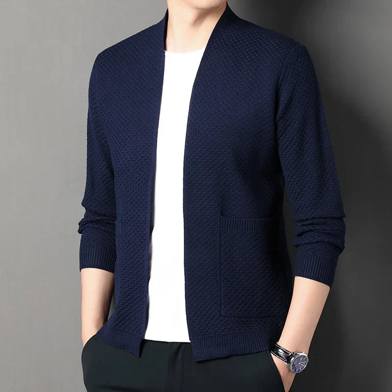 Blazer Homme Jacquard Élégant Motif Discrét
