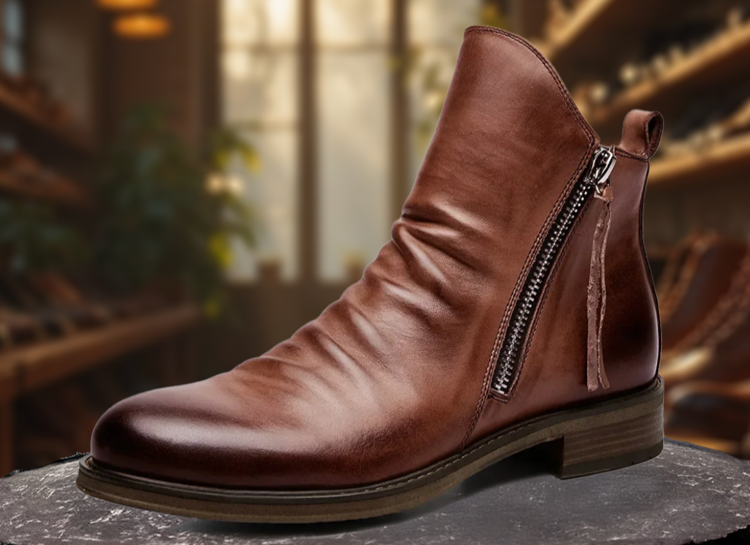 Bottes Chelsea Homme Élégantes en Cuir