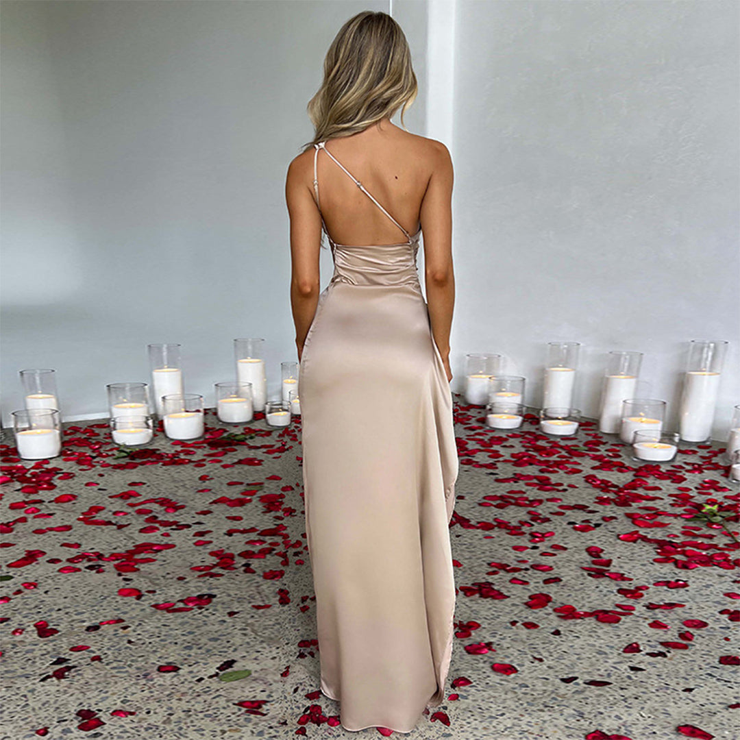 Robe de Soirée Épaule Dévoilée pour Femme