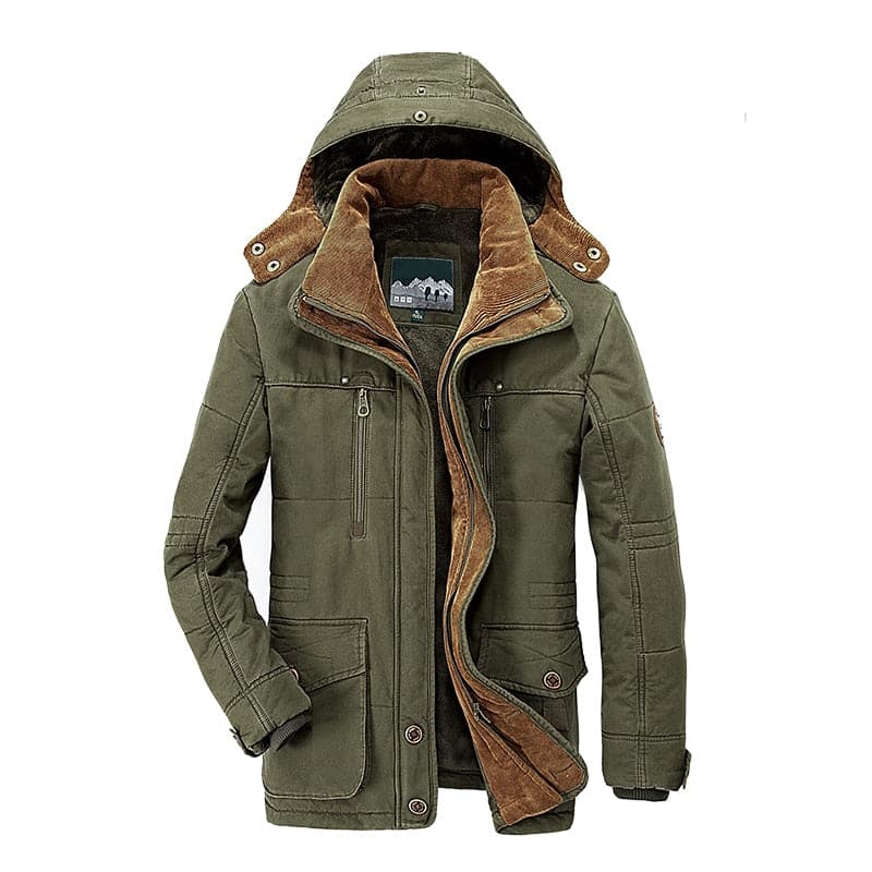 Veste Polaire Homme Hiver Chaude Bleu Marine