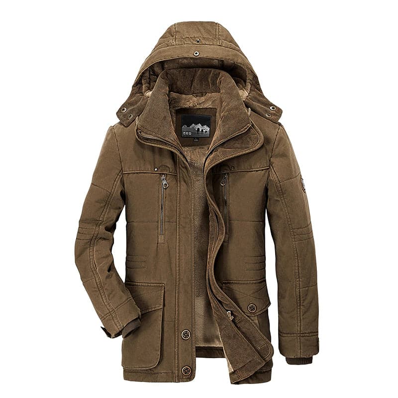 Veste Polaire Homme Hiver Chaude Bleu Marine