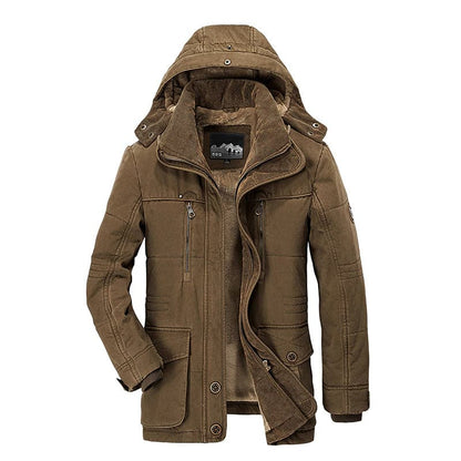 Veste Polaire Homme Hiver Chaude Bleu Marine