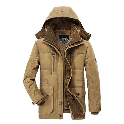 Veste Polaire Homme Hiver Chaude Bleu Marine