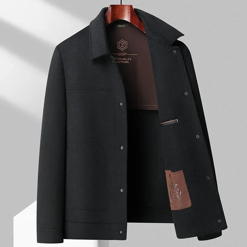 Veste Homme Laine de Luxe Élégante et Chaud