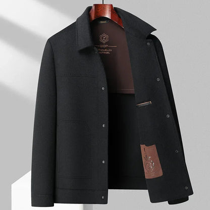 Veste Homme Laine de Luxe Élégante et Chaud