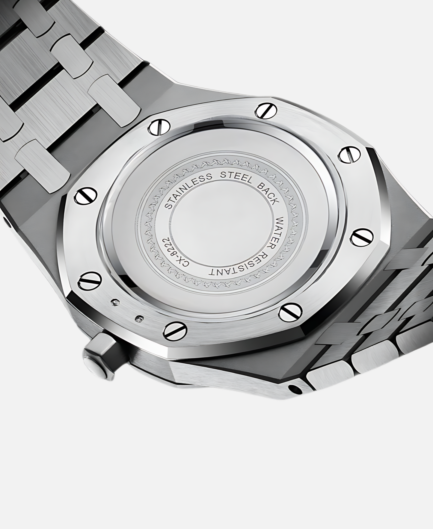Montre Homme Élégante 41mm Boîtier Acier Inoxydable