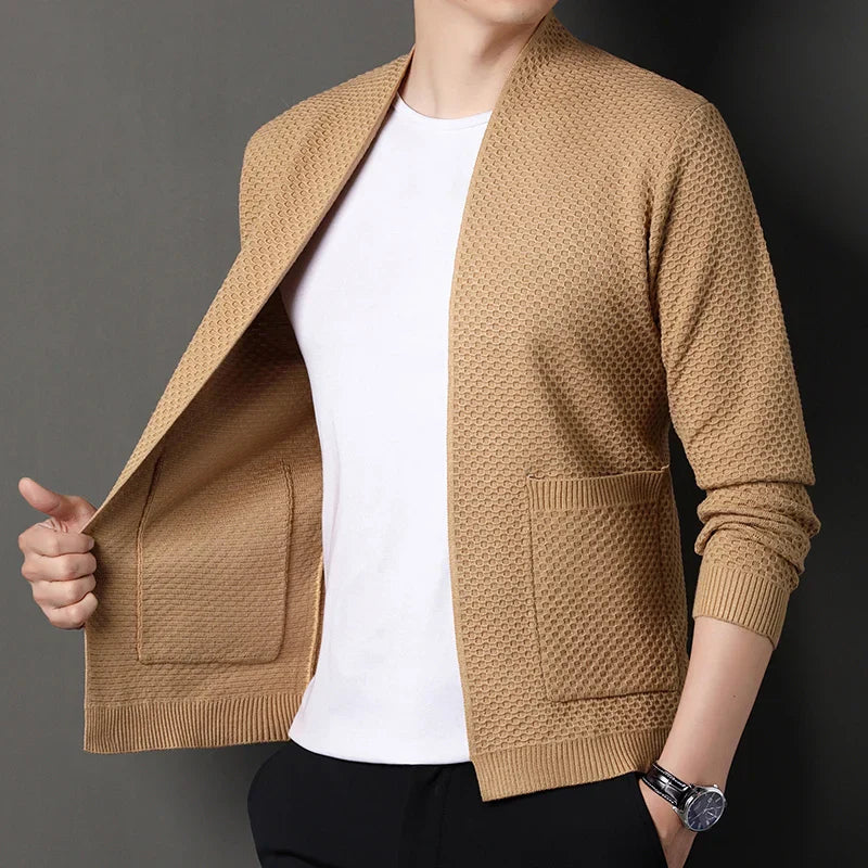 Blazer Homme Jacquard Élégant Motif Discrét
