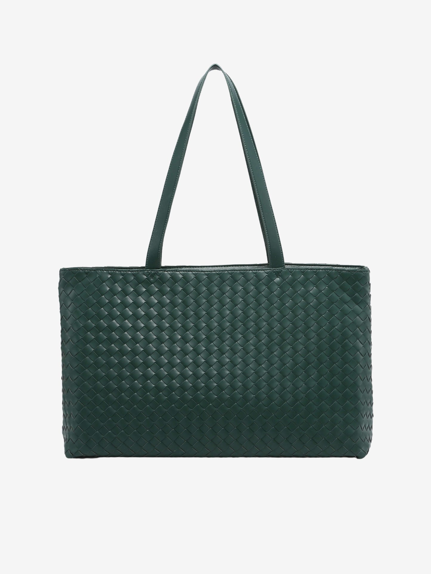 Sac à Main Grand Tote Femme en Cuir Végétal avec Fermeture Éclair