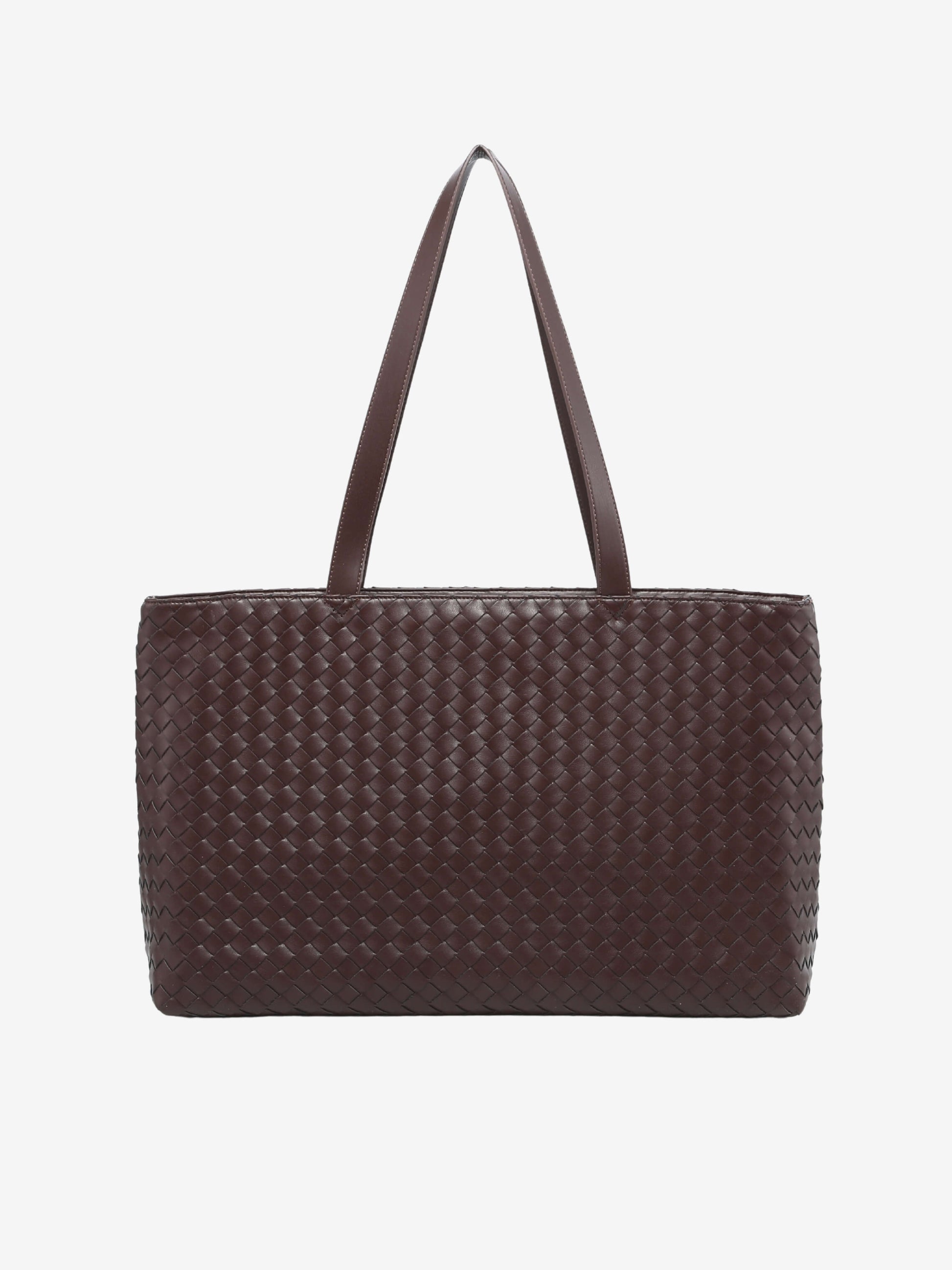 Sac à Main Grand Tote Femme en Cuir Végétal avec Fermeture Éclair - BerlinGlamour