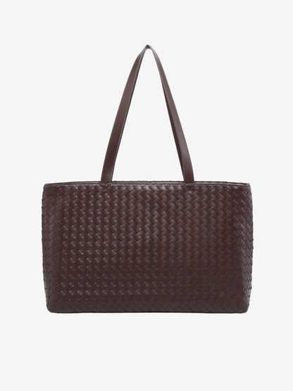 Sac à Main Grand Tote Femme en Cuir Végétal avec Fermeture Éclair - BerlinGlamour