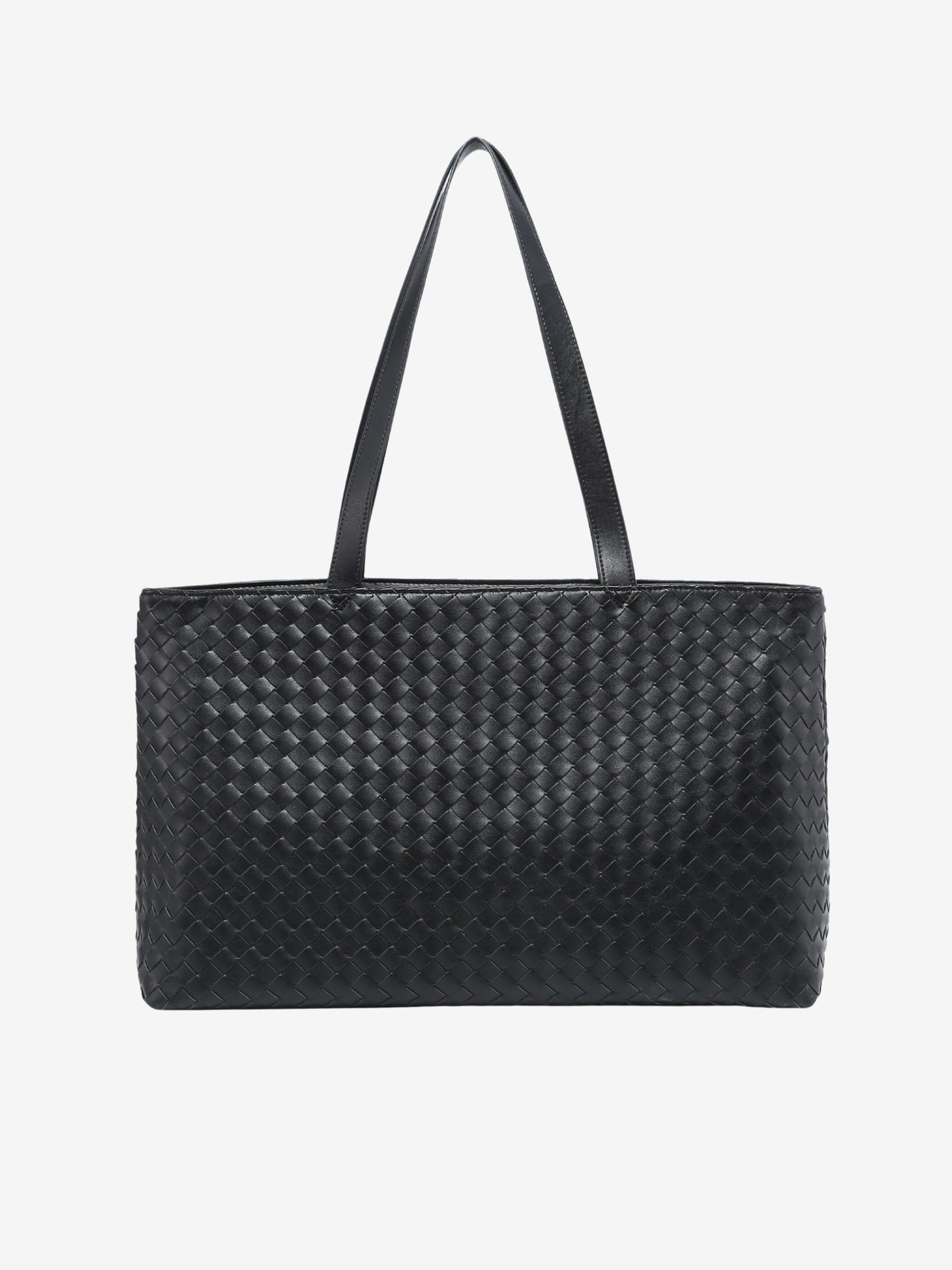 Sac à Main Grand Tote Femme en Cuir Végétal avec Fermeture Éclair