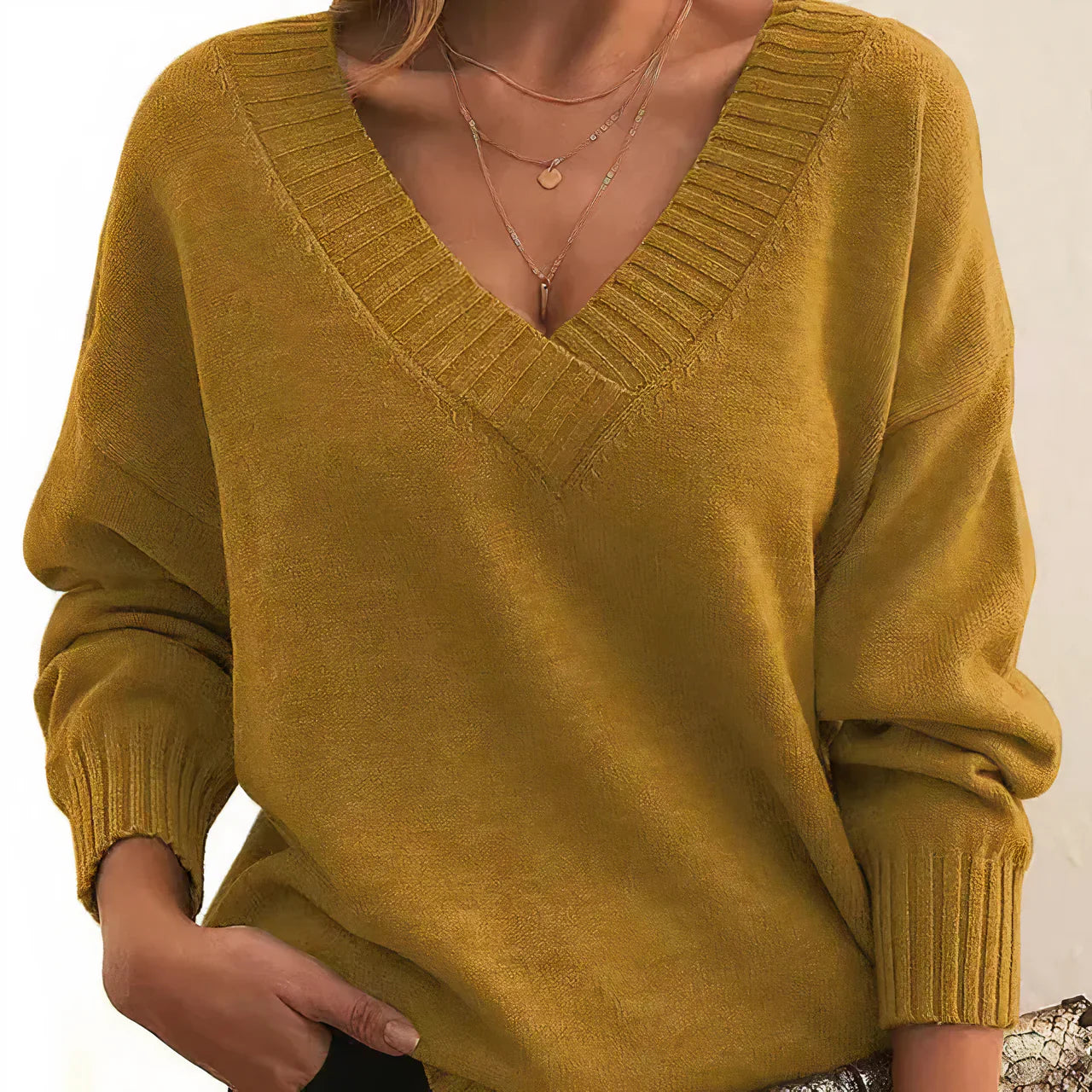 Pullover Femme à Manches Longues Confortable et Élégant