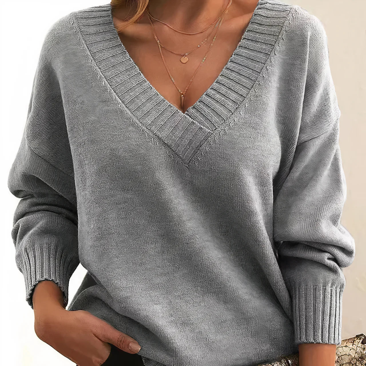 Pullover Femme à Manches Longues Confortable et Élégant