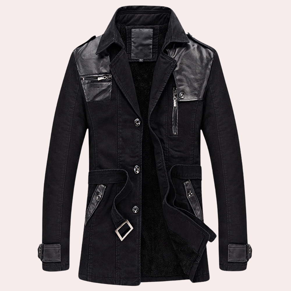 YVAN - Manteau Trench Épais Elégant pour Hommes