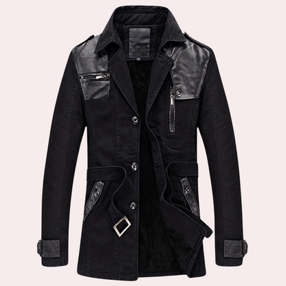 YVAN - Manteau Trench Épais Elégant pour Hommes