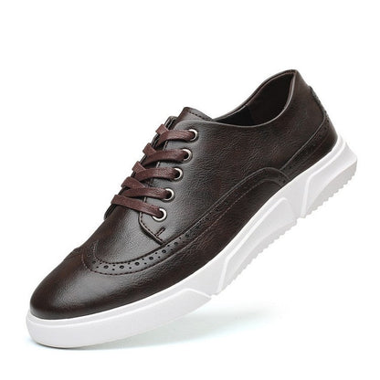 Baskets Cuir Homme Élégantes pour Tenue Décontractée Chic