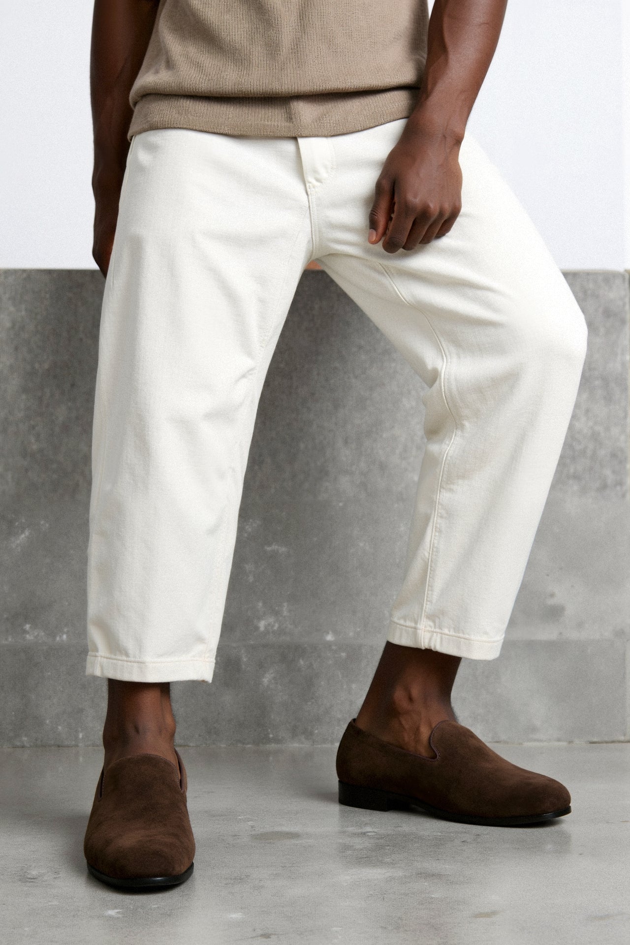 Mocassin Cuir Brun Confortable et Élégant