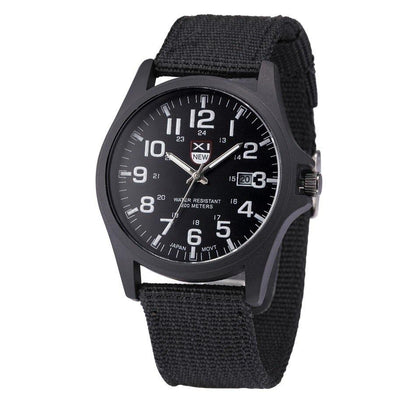 Montre Sport Élégante Homme avec Cadran 42mm et Bracelet Cuir