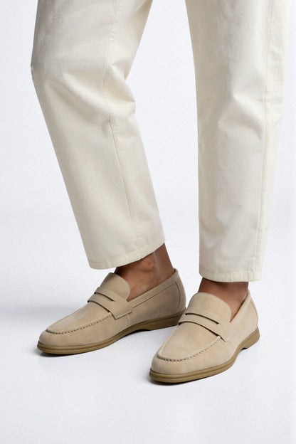 Loafer Beige Confortable et Élégant
