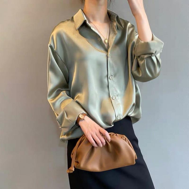 Blouse Femme Soie Boutons Élégante