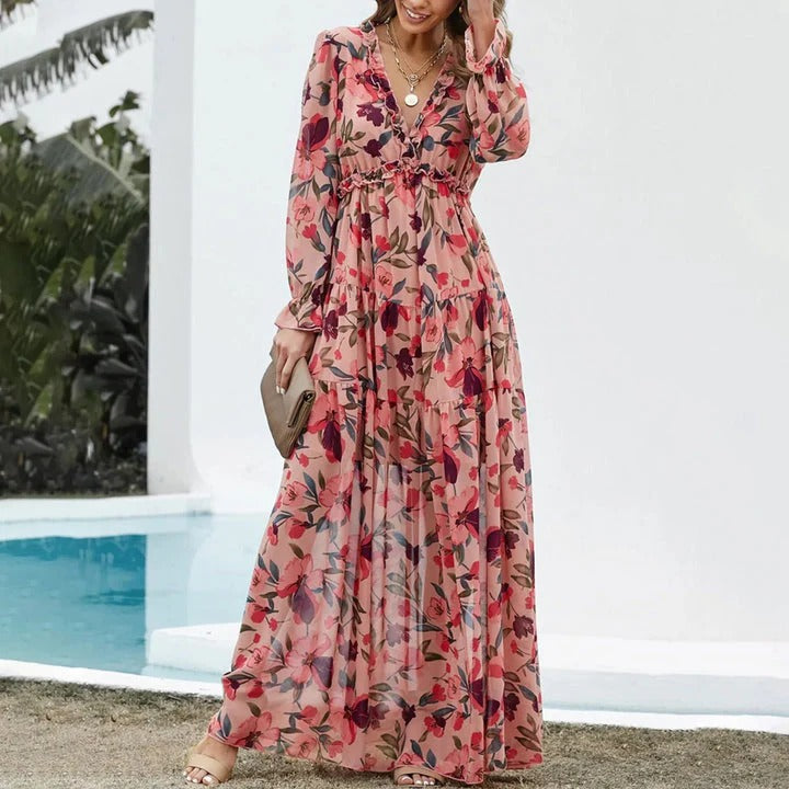 Robe Plage Florale Été pour Femme - PanierRoyale