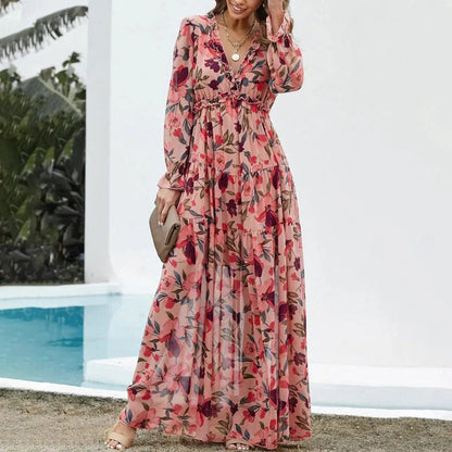 Robe Plage Florale Été pour Femme - PanierRoyale